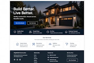 create an ai homepage mockup preview for your business website