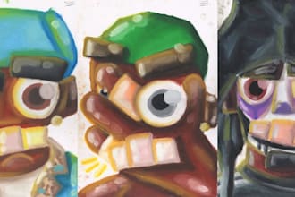 draw a custom oil pastel portrait in my unique style