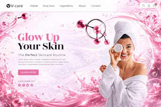 build luxury skin care website skin care shopify store body cream website