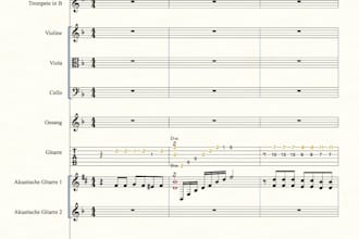 arrange your music from solo to full orchestra by ear