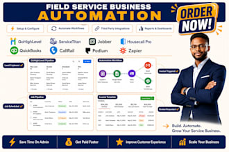 gohighlevel servicetitan jobber crm housecall pro quickbooks zapier integration