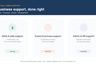 be your business management assistant