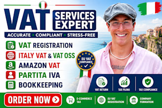 vat registration italy vat oss tax consultant amazon vat partita iva bookkeeping