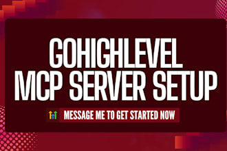 build ai agents that automates your business using mcp and gohighlevel