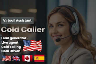 do cold calling and appointment setting for USA and UK businesses