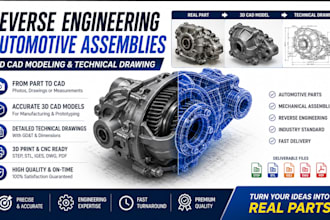 create automotive assembly cad models from photos