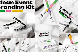 design a business logo, brand identity with branding kit