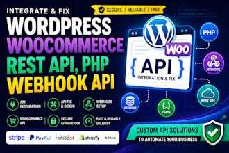 integrate fix API in wordpress woocommerce using rest API, PHP webhook