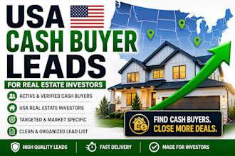 provide active cash buyer leads for usa real estate investors and owners leads