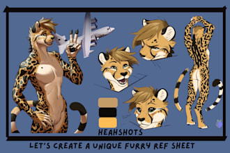 draw furry ref sheet , furry oc, anthro ref sheet, nsfw furry, fursona ref sheet