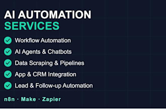 build n8n make  zapier automation workflows to save you hours