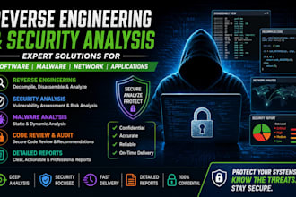 reverse engineer software and perform professional security analysis