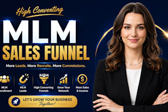 mlm sales funnel, mlm promotion,mlm recruitment, mlm leads,affiliate recruitment