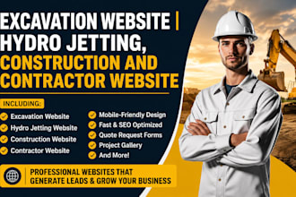 do excavation hydrojetting website construction contraction and masonry website