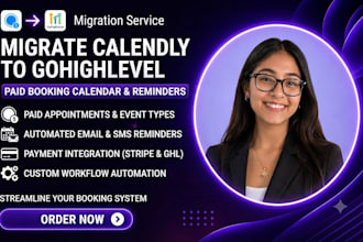 migrate calendly booking paid calendar and reminder to gohighlevel