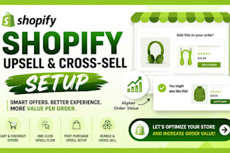 setup shopify upsell, cross sell and post purchase upsell