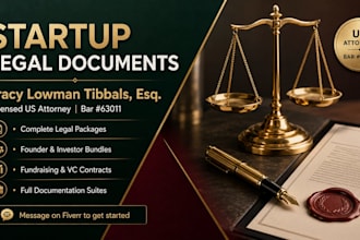 prepare startup legal contracts for fundraising and venture capital