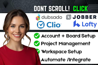 setup jobber dubsado client onboarding scheduling lofty crm workflow automation