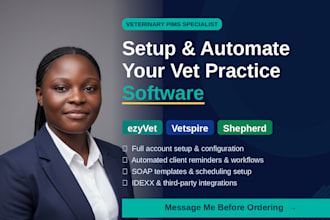 set up and automate your ezyvet vetspire shepherd vet management software