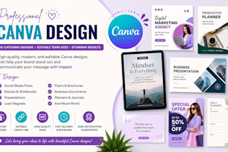 create canva design and logo design
