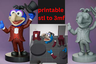convert stl to 3mf, repair stl files, mesh cleanup for 3d printing