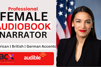 narrate american or british female voice over, commercial voice over, ads