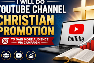 promote christian youtube channel, gospel music videos and christian content