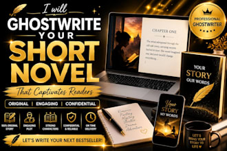 ghostwrite a captivating short novel or novella