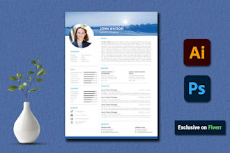 design professional resume, cv and cover letter for you