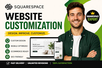 do squarespace customization with custom code css and mobile responsive