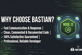 develop custom node js scripts and web automations