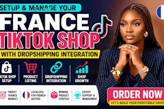 setup and manage your france tiktok shop with shopify dropshipping integration