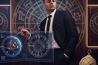 reading the astrological chart