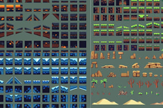 do top down pixel art, pixel tiles, pixel art tileset, tile map animated tiles