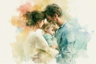 draw a wonderful family portrait