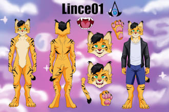do fursona reference sheets oc and dnd reference sheet