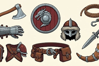 make 2d game svg ,items