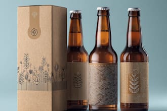 design professional product packaging and label design