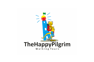 design mascot pilgrim walking tours logo