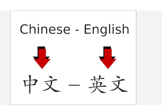 translation simple chinese into english or english to chinese