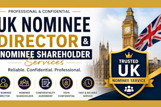 provide UK nominee director and nominee shareholder services