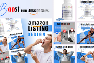 do amazon listing  and ecommerce design