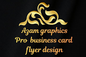 design luxury business card and flyer in canva