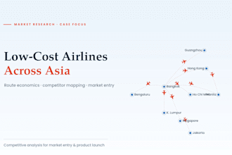 conduct market research and analysis for asian markets