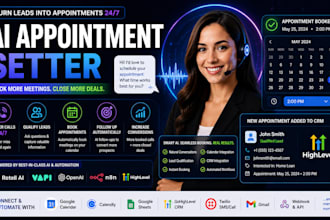 build an ai appointment setter with retell ai, vapi ai and gohighlevel