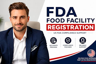 register your food facility with the US fda for compliance