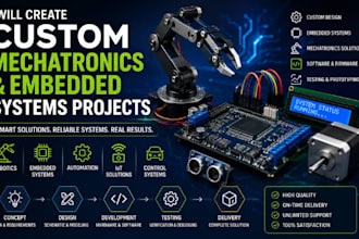 create custom mechatronics and embedded systems projects