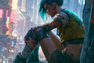 draw concept art illustration science fiction, cyberpunk