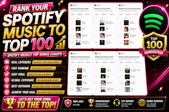 chart your spotify music to stay for one week on top 100 spotify chart