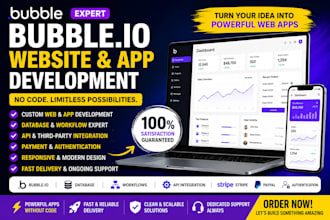 build bubble io website bubble app bubble developer bubble mvp saas bubble io